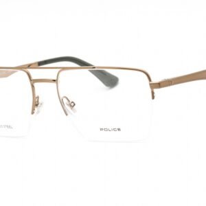 Police VPLG71M Shiny Glossed Bronze / Clear demo lens 0F68 55-18-145 MM