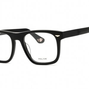 Police VPLL72E SHINY BLACK/Clear demo lens 700V 52-20-145 MM