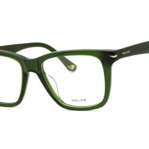 Police VPLN19 SHINY TRANSPARENT GREEN/Clear demo lens 0G61 53-18-145 MM