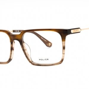 Police VPLN28 STREAKED FADING OCHRE/BROWN/clear demo lens 0AEX 53-17-145 MM