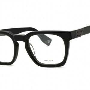 Police VPLN64 SHINY BLACK/Clear demo lens 0700 53-22-145 MM