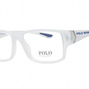 Polo Ralph Lauren 0PH2275U Matte Frosted Clear/Clear demo lens 5869 57-16-145 MM
