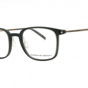 Porsche P8385 GREY GREEN/Clear demo lens D 51-21-145 MM