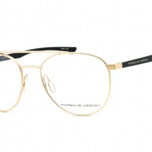 Porsche P8754 GOLD/BLACK/clear demo lens B 52-17-140 MM