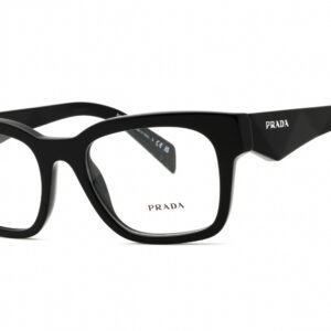 Prada 0PR A10V Black/Clear demo lens 16K1O1 53-20-145 MM