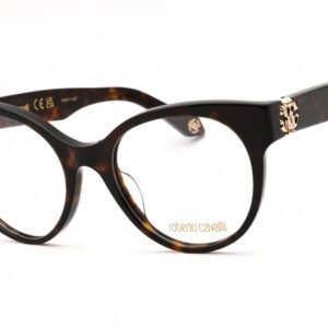 Roberto Cavalli VRC027M Dark havana/clear demo lens 0722 52-19-135 MM