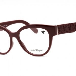 Salvatore Ferragamo SF2957E BURGUNDY/Clear demo lens 601 54-16-140 MM