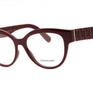 Salvatore Ferragamo SF2957EN BURGUNDY/Clear demo lens 601 54-16-140 MM