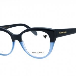 Salvatore Ferragamo SF2970 BLUE/clear demo lens 414 53-17-140 MM