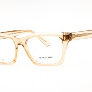 Salvatore Ferragamo SF2986 TRANSPARENT BEIGE/Clear demo lens 259 53-16-145 MM