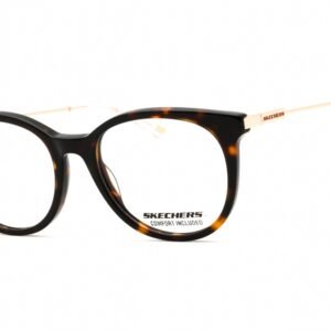 Skechers SE2167 dark havana/clear demo lens 052 50-17-140 MM