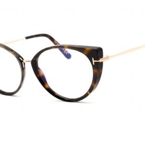 Tom Ford FT5815-B Dark Havana / Clear Lens 052 54-18-140 MM