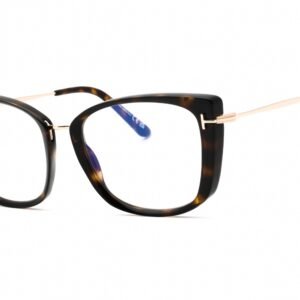 Tom Ford FT5816-B dark havana/clear/blue-light block lens 052 53-18-140 MM