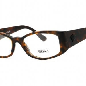 Versace 0VE3343 Havana / Clear Lens 5429 52-17-145 MM