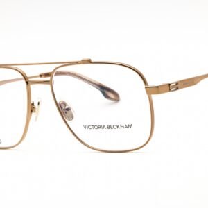 Victoria Beckham VB2138 AMBER GOLD/Clear demo lens 730 56-16-140 MM