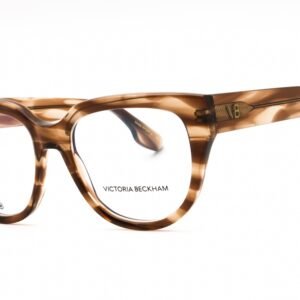 Victoria Beckham VB2674 STRIPED BROWN/clear demo lens 230 53-17-140 MM