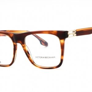 Victoria Beckham VB2679 STRIPED BROWN/Clear demo lens 230 53-17-140 MM