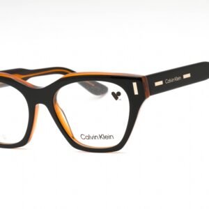 Calvin Klein CK23518 BLACK/CHARCOAL / Clear demo lens 002 52-18-140 MM
