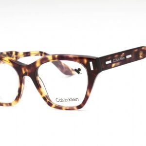 Calvin Klein CK23518 VIOLET HAVANA / Clear demo lens 528 52-18-140 MM