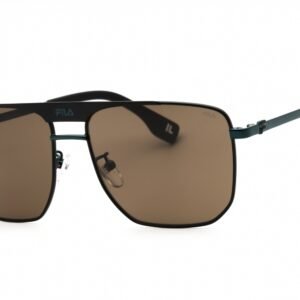 FILA SFI728 SEMI-MATT BLACK WITH COLOURED PARTS / GREY/GREEN 0Q46 57-16-145 MM