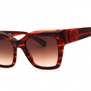 Longchamp LO762S STRIPED RED/Brown Gradient 607 52-20-140 MM