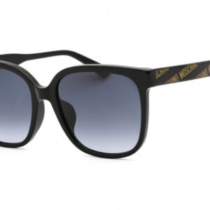 Moschino MOS134/F/S Black Pattern / Dark Grey Sf 07RM 9O 58-18-150 MM