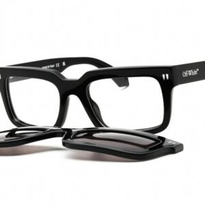 Off White CLIP ON2 BLACK/LOGO SILVER/DARK GREY OERI130C99PLA0011007 54-20-145 MM