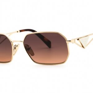 Prada 0PR A51S Pale Gold/Brown Gradient Grey ZVN50C 58-17-140 MM