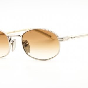 Prada 0PR B53S Silver/ Light Yellow With Brown 1BC80K 52-21-145 MM