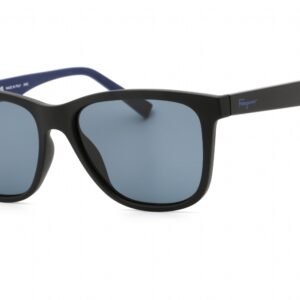 Salvatore Ferragamo SF998S MATTE BLACK / Blue 002 57-17-150 MM