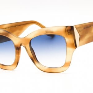 Victoria Beckham VB652S HONEY BROWN HORN/Blue Gradient 773 51-23-145 MM