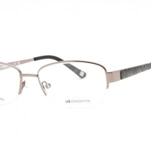 Liz Claiborne L 611 Ruthenium / Clear demo lens 01C5 00 52-17-130 MM