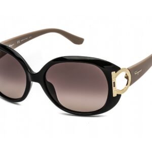 Salvatore Ferragamo SF668S Black/Taupe / Brown Gradient 001 57-17-125 MM