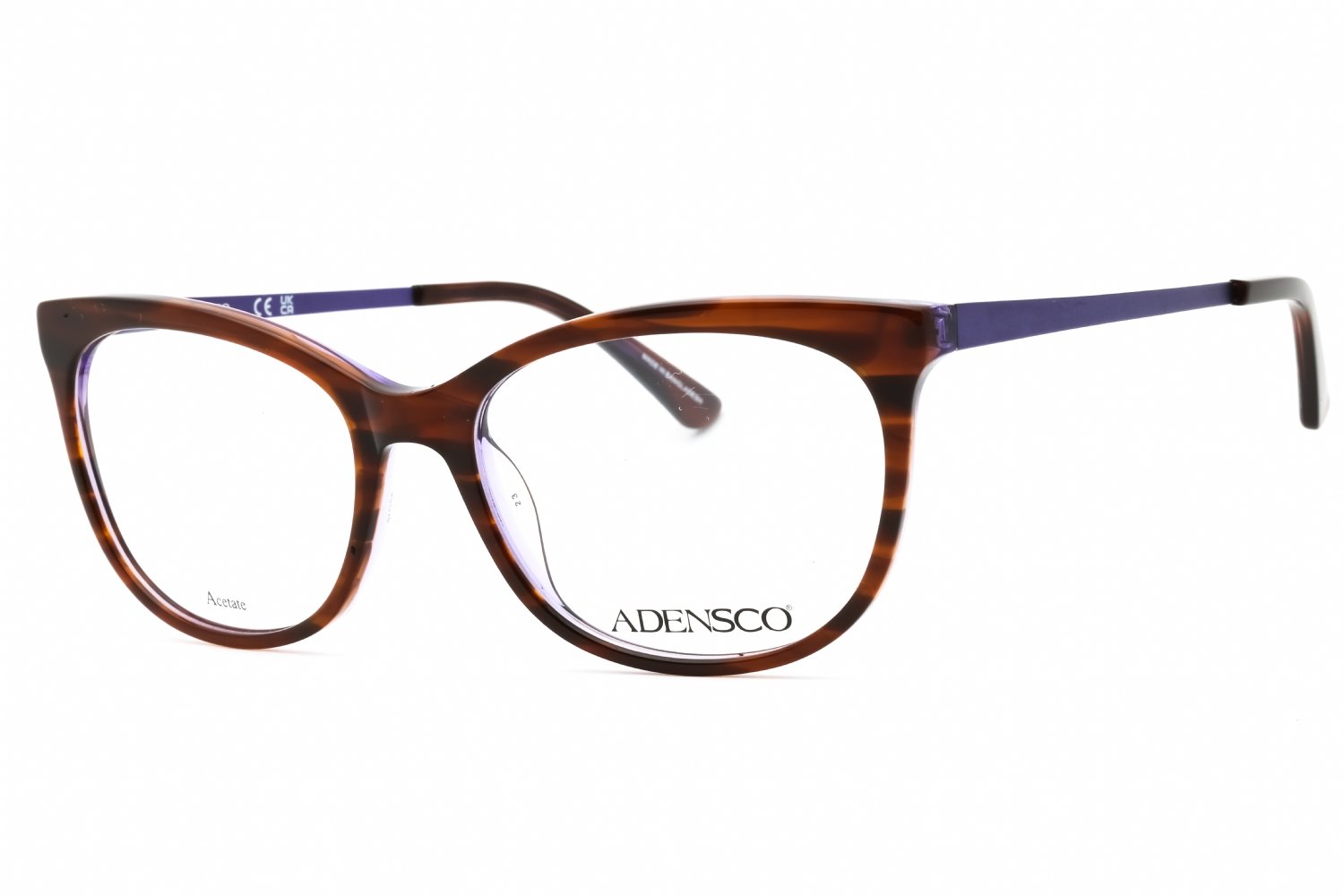 Adensco AD 223 Violet Havana/Clear demo lens 01MF 00 52-16-135 MM
