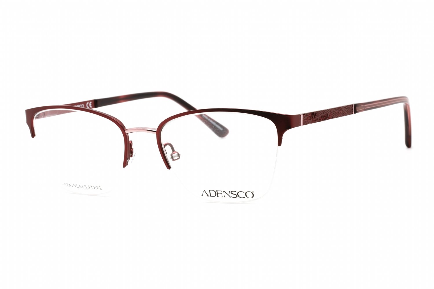 Adensco AD 243 MATTE PLUM / Clear Lens 0U7I 00 50-17-135 MM