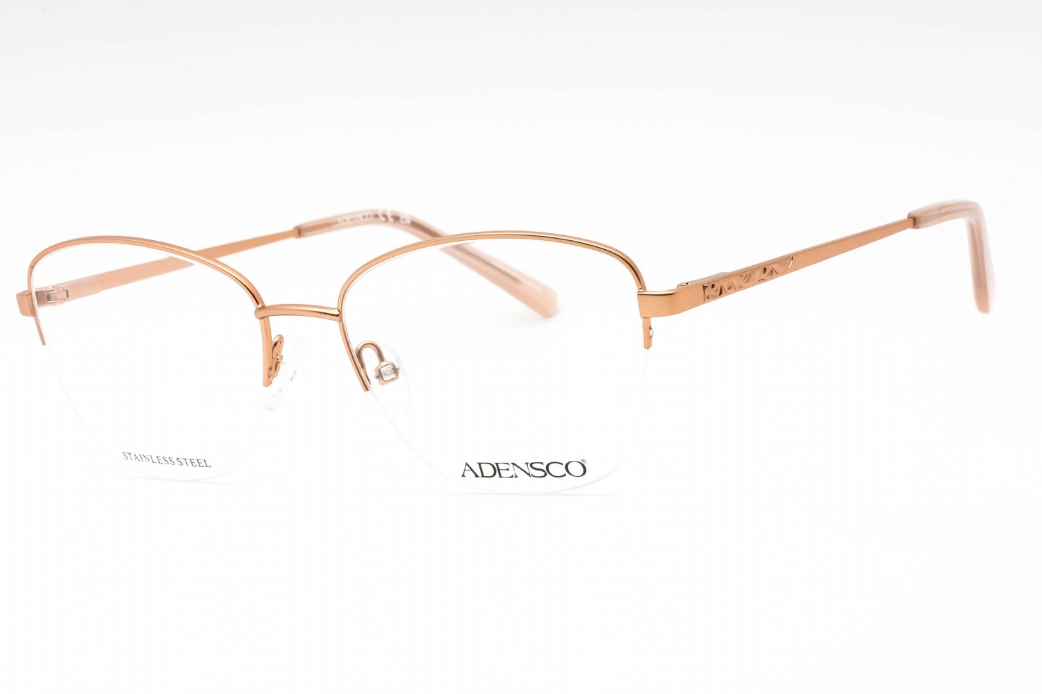 Adensco AD 252 MT ROSE GOLD/Clear demo lens 00Y8 00 53-17-140 MM