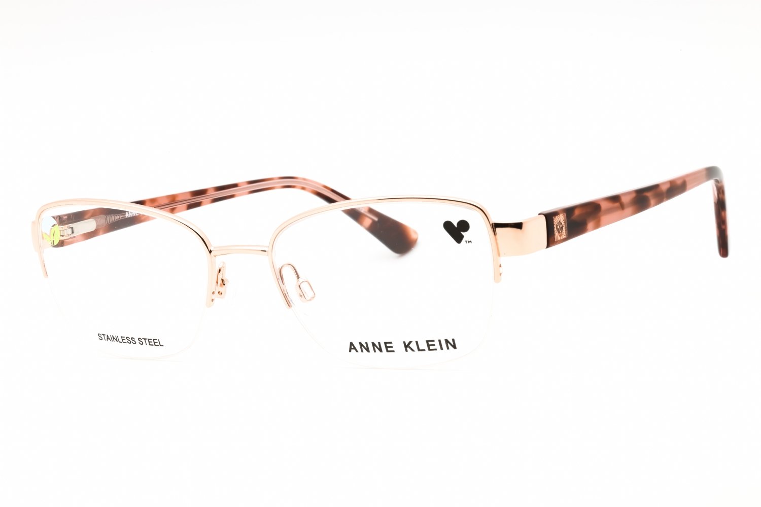 Anne Klein AK5093 ROSE GOLD/clear demo lens 770 51-17-140 MM