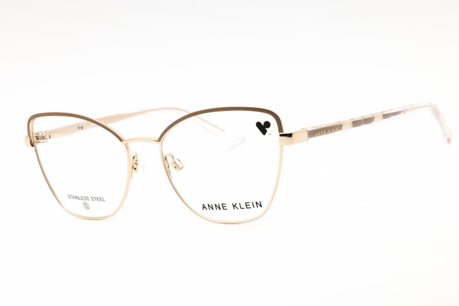 Anne Klein AK5112 GOLD/Clear Demo Lens 710 51-16-140 MM