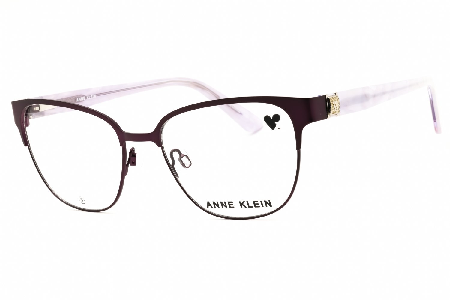 Anne Klein AK5122 PLUM/clear demo lens 512 52X15X135