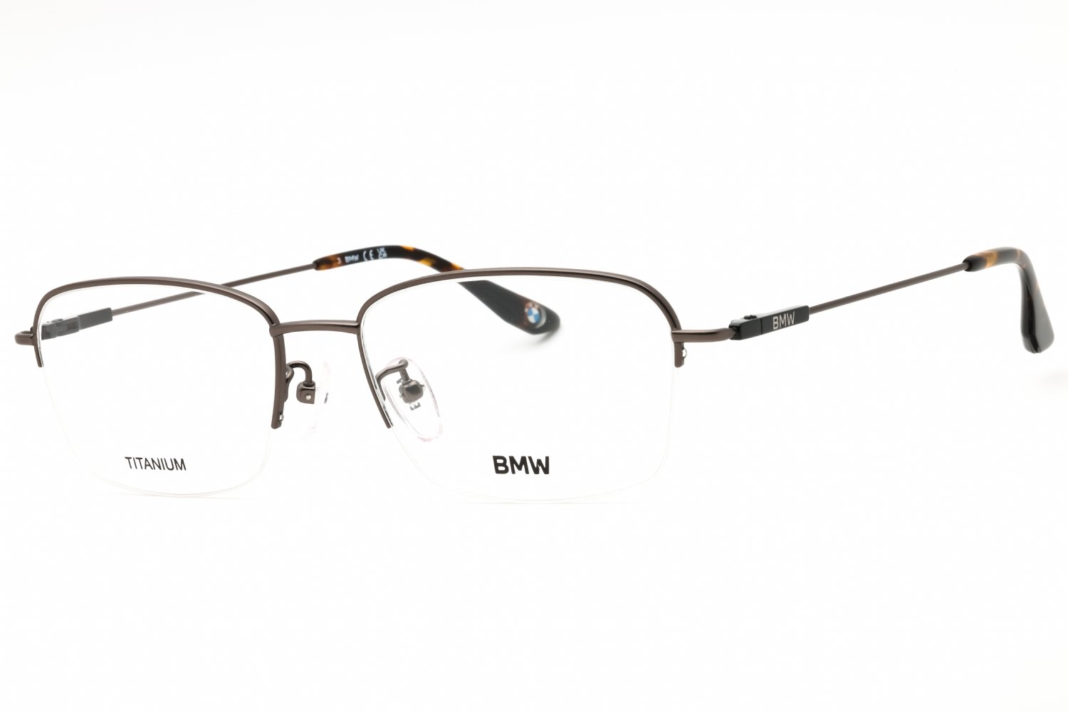 BMW BW5068-H matte gunmetal/clear demo lens 009 56X18X145