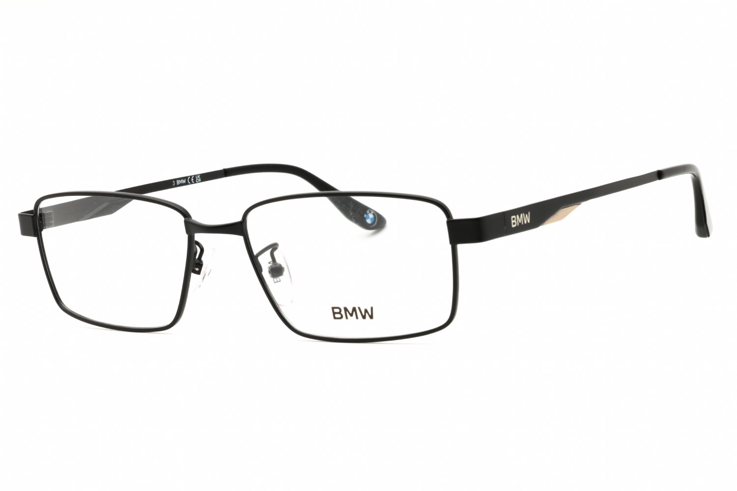 BMW BW5071-H matte black/Clear demo lens 002 56-17-150 MM