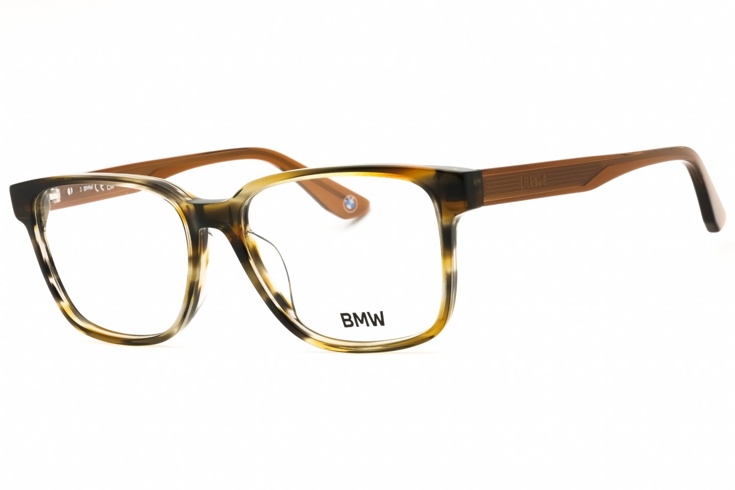 BMW BW5080-H shiny light brown/clear demo lens 045 55-16-145 MM