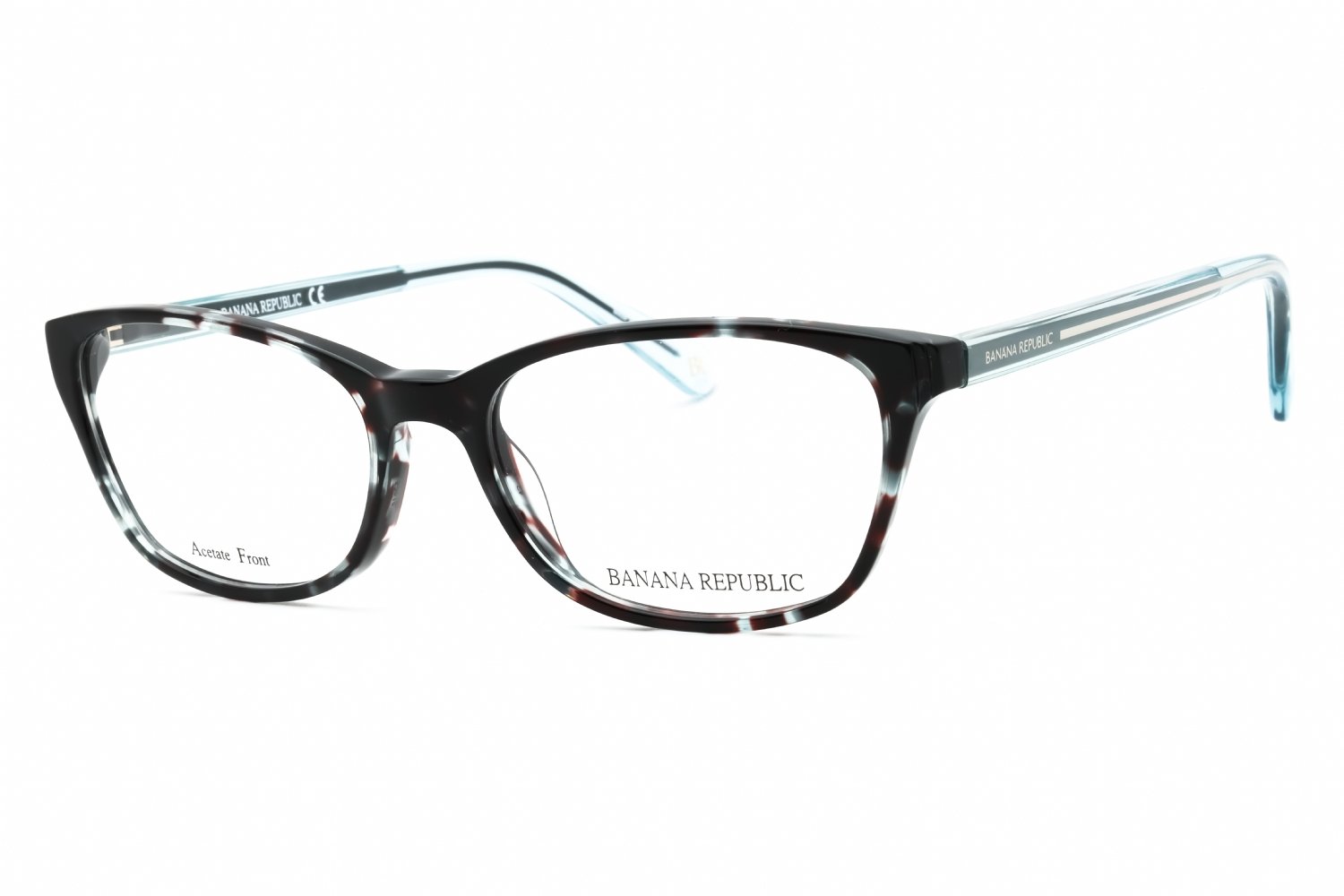 Banana Republic BR 204 BLK GREEN/Clear demo lens 0EO3 00 52-16-135 MM