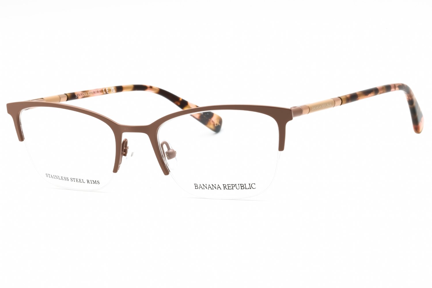 Banana Republic BR 226 BROWN/Clear demo lens 009Q 00 50-18-135 MM