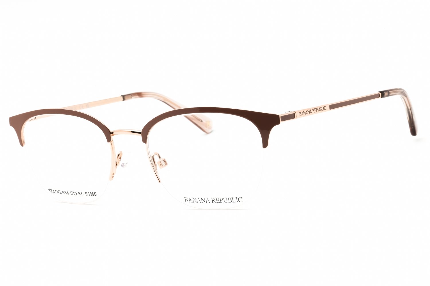 Banana Republic BR 229 BROWN/Clear demo lens 009Q 00 50-19-135 MM