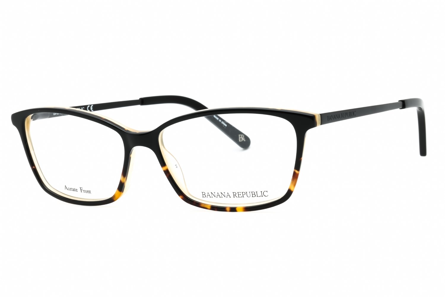 Banana Republic CATE/N BLK HAVANA/Clear demo lens 0WR7 00 53-14-135 MM