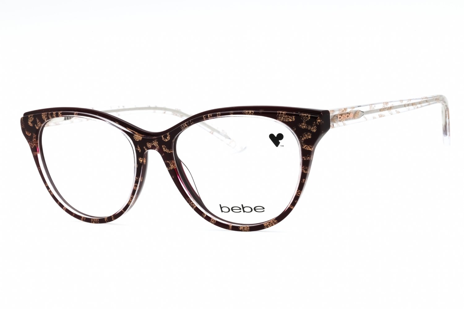 Bebe BB5189 BURGUNDY/Clear Demo Lens 610 55-17 MM