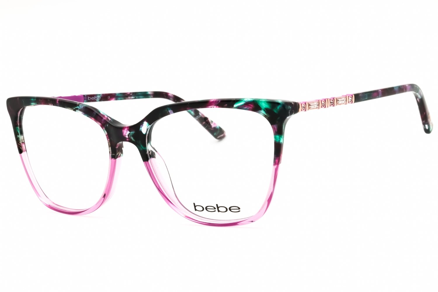 Bebe BB5191 FUCHSIA GRADIENT/Clear demo lens 500 54-17-135 MM