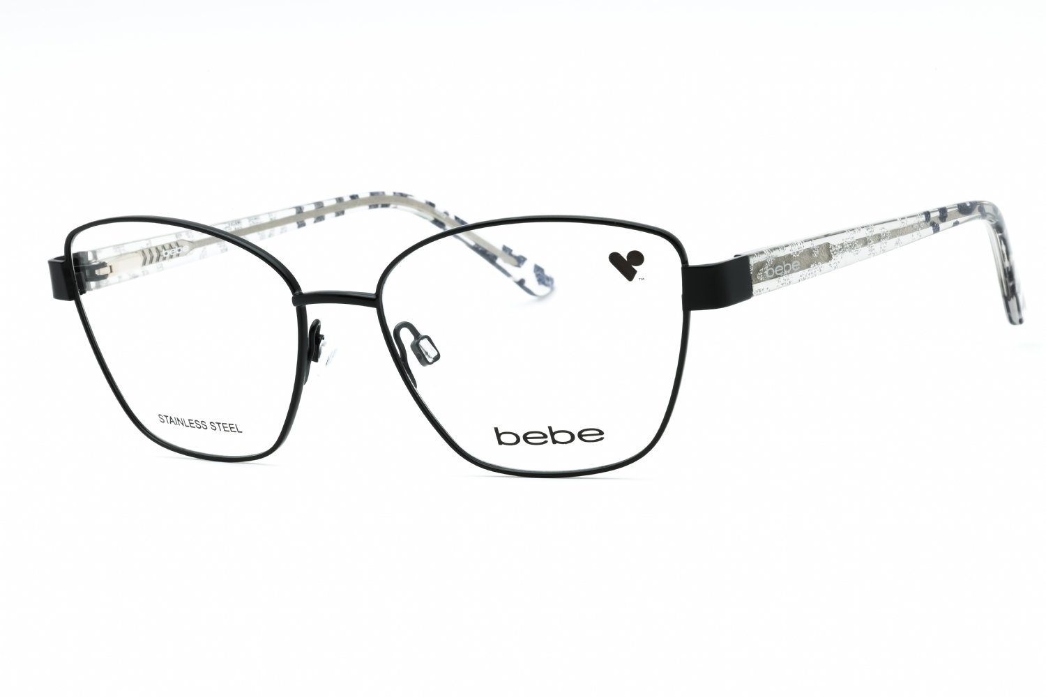 Bebe BB5209 JET/Clear Demo Lens 001 54-16-140 MM