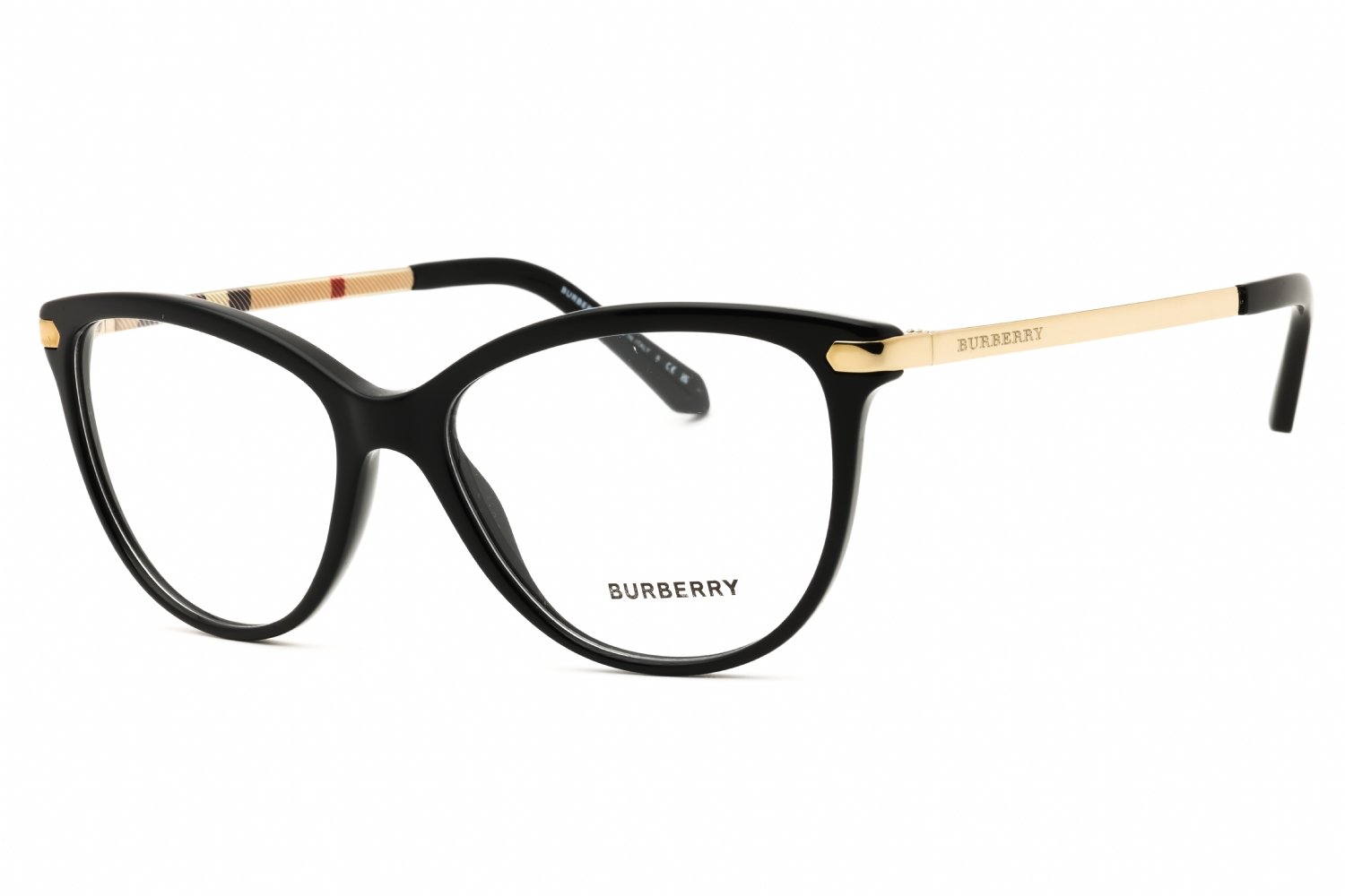 Burberry 0BE2280 Black / Clear demo lens 3001 54X16X140
